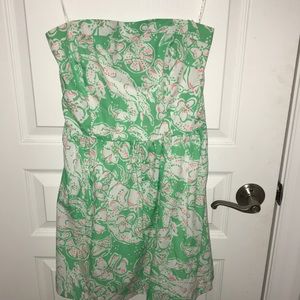 Lilly Pulitzer Chandie Dress in Green SIZE M